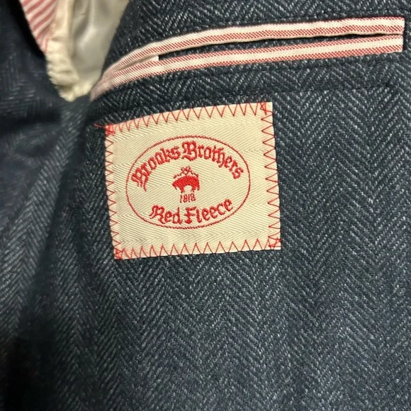 Brooks Brothers herringbone blazer jacket - Picture 6 of 9